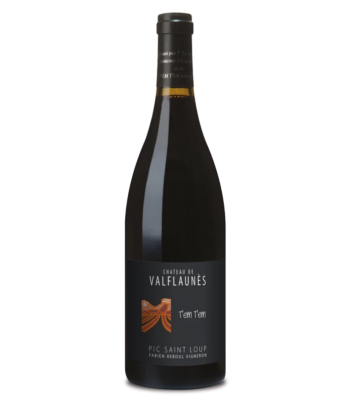 T'em T'em - Vin rouge AOP Pic Saint Loup - Bouteille 75 cl